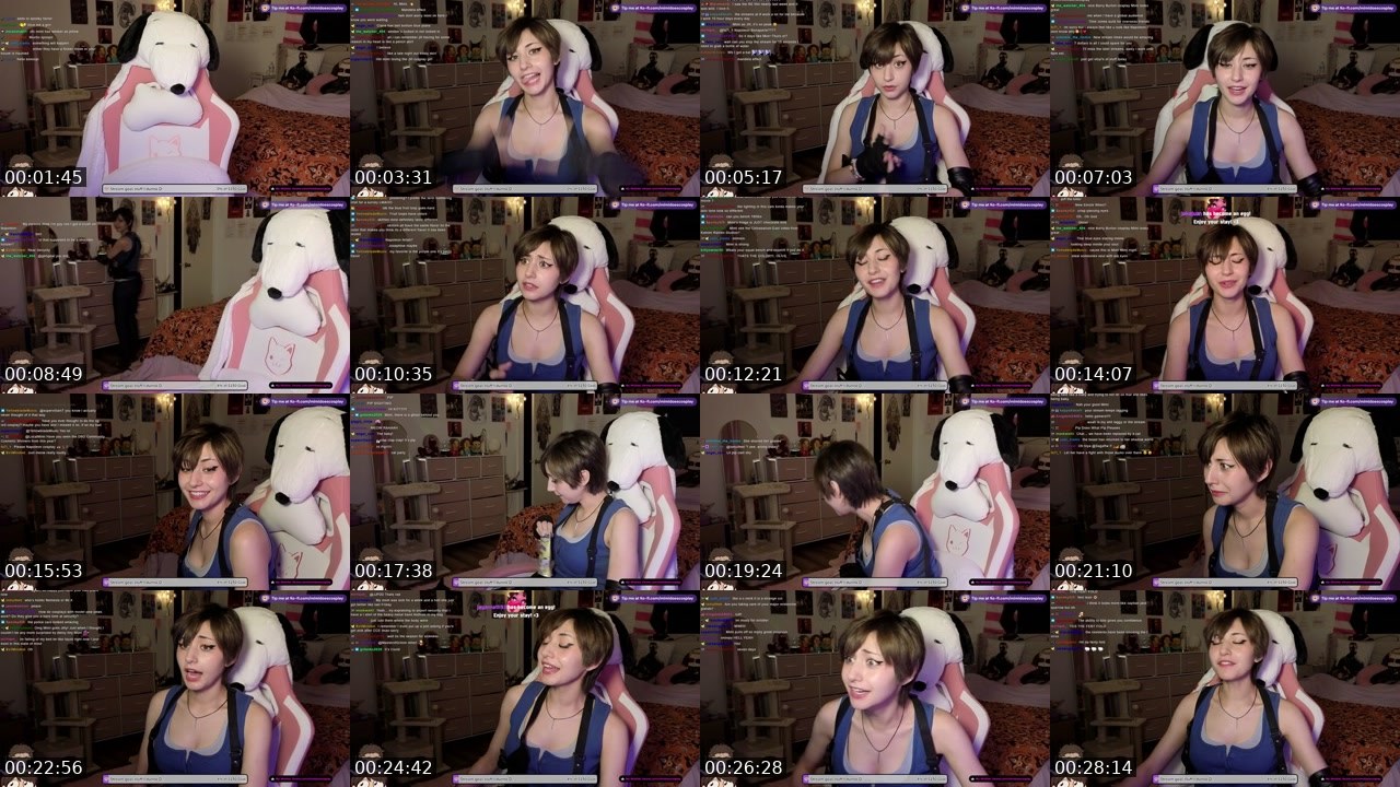 Contact-sheet preview of LocalMimi's Twitch recording