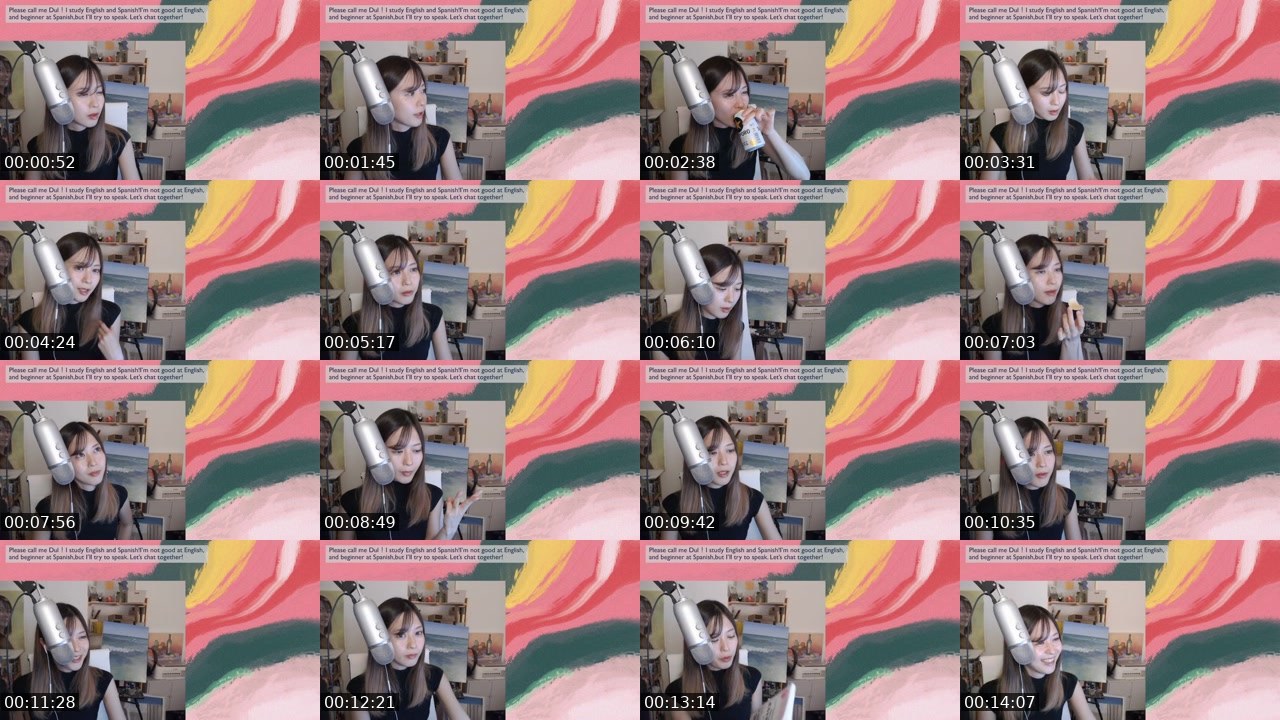 Contact-sheet preview of ドゥルカマラ's Twitch recording