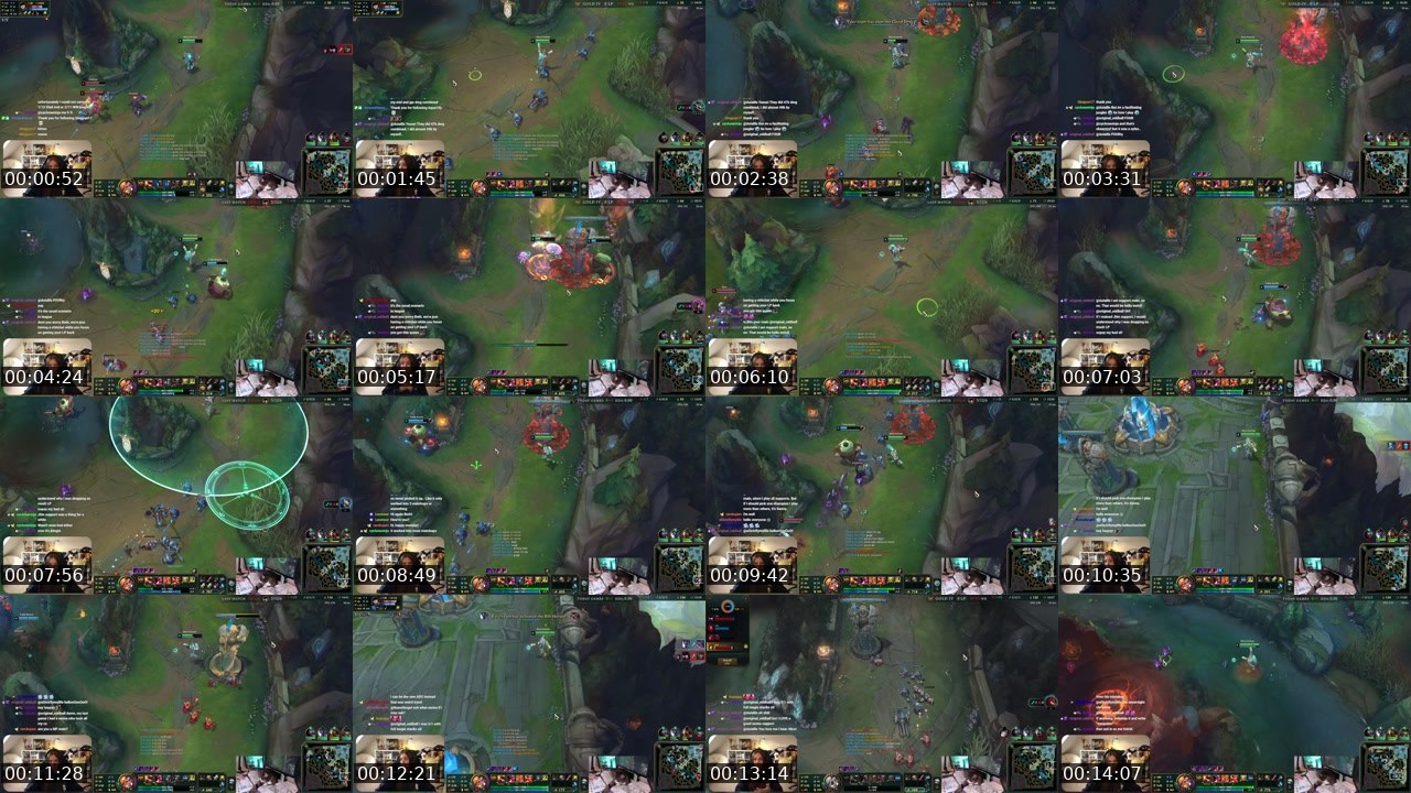 Contact-sheet preview of Bethevee's Twitch recording
