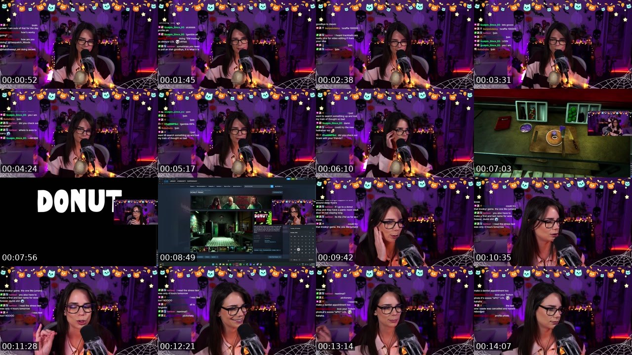 Contact-sheet preview of burpsiedaisy's Twitch recording