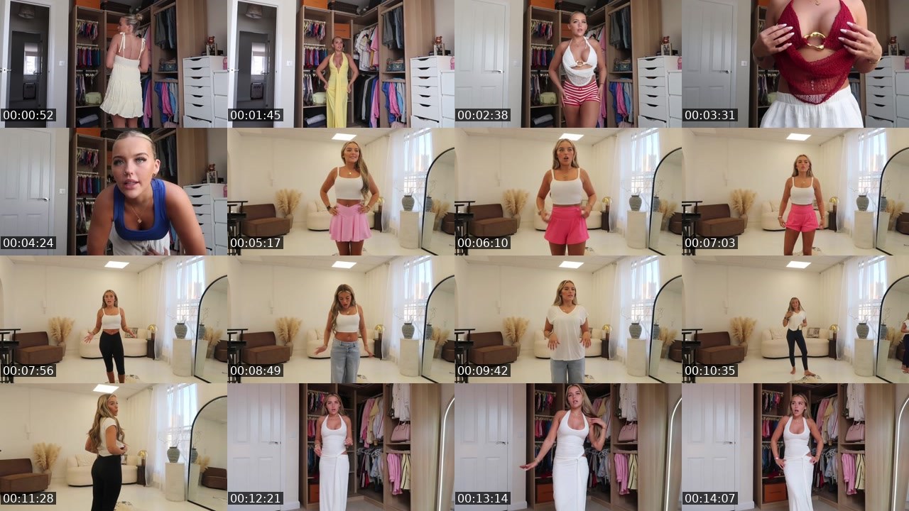 Contact-sheet preview of NonStopFashion's Twitch recording