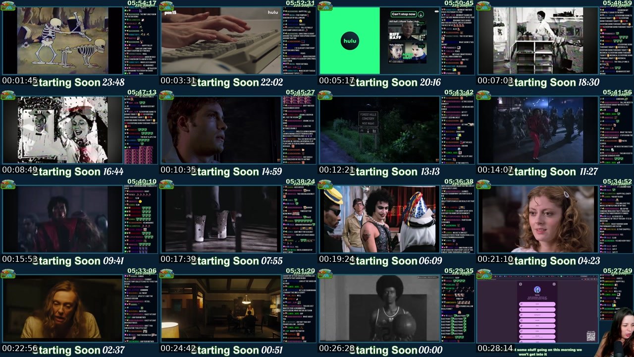 Contact-sheet preview of Kaceytron's Twitch recording