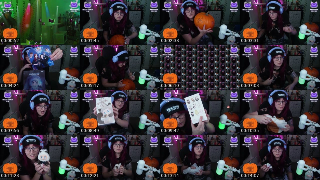 Contact-sheet preview of Mollipod's Twitch recording