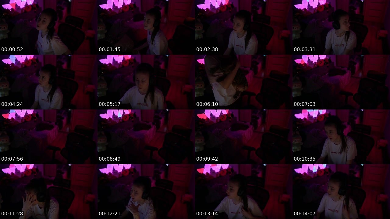 Contact-sheet preview of Rineksalol's Twitch recording
