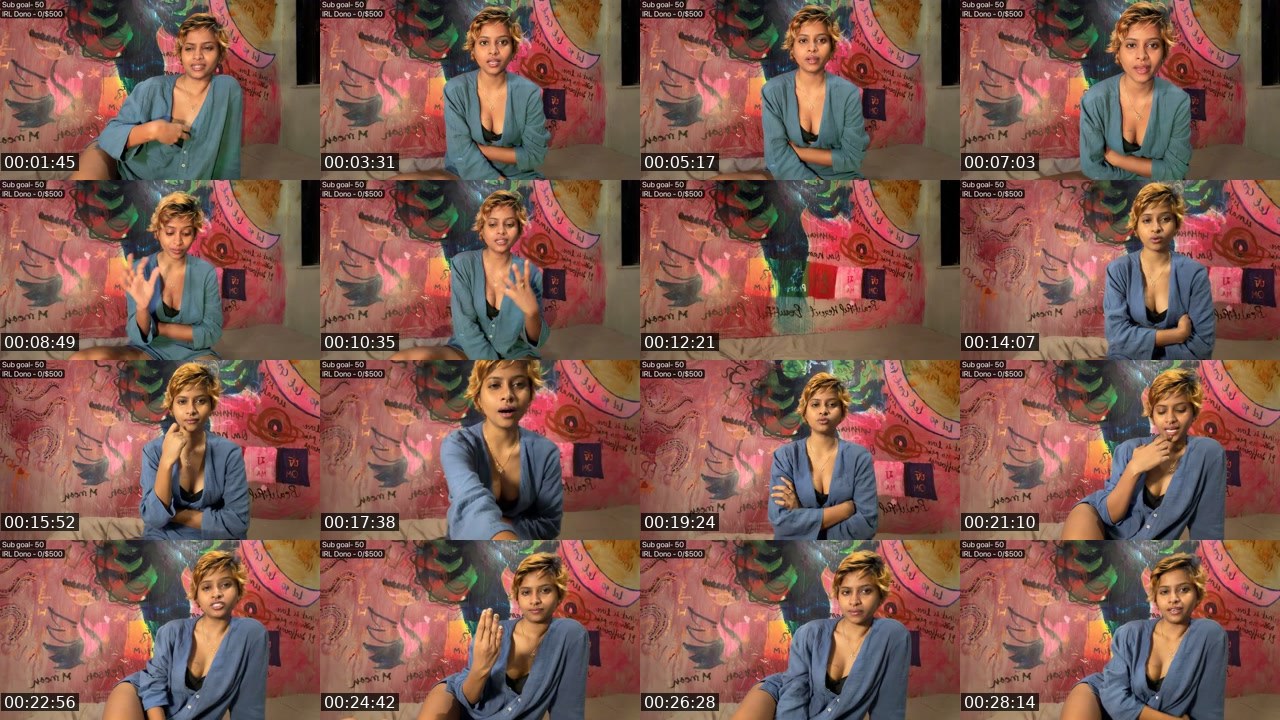 Contact-sheet preview of shaviwoo's Twitch recording