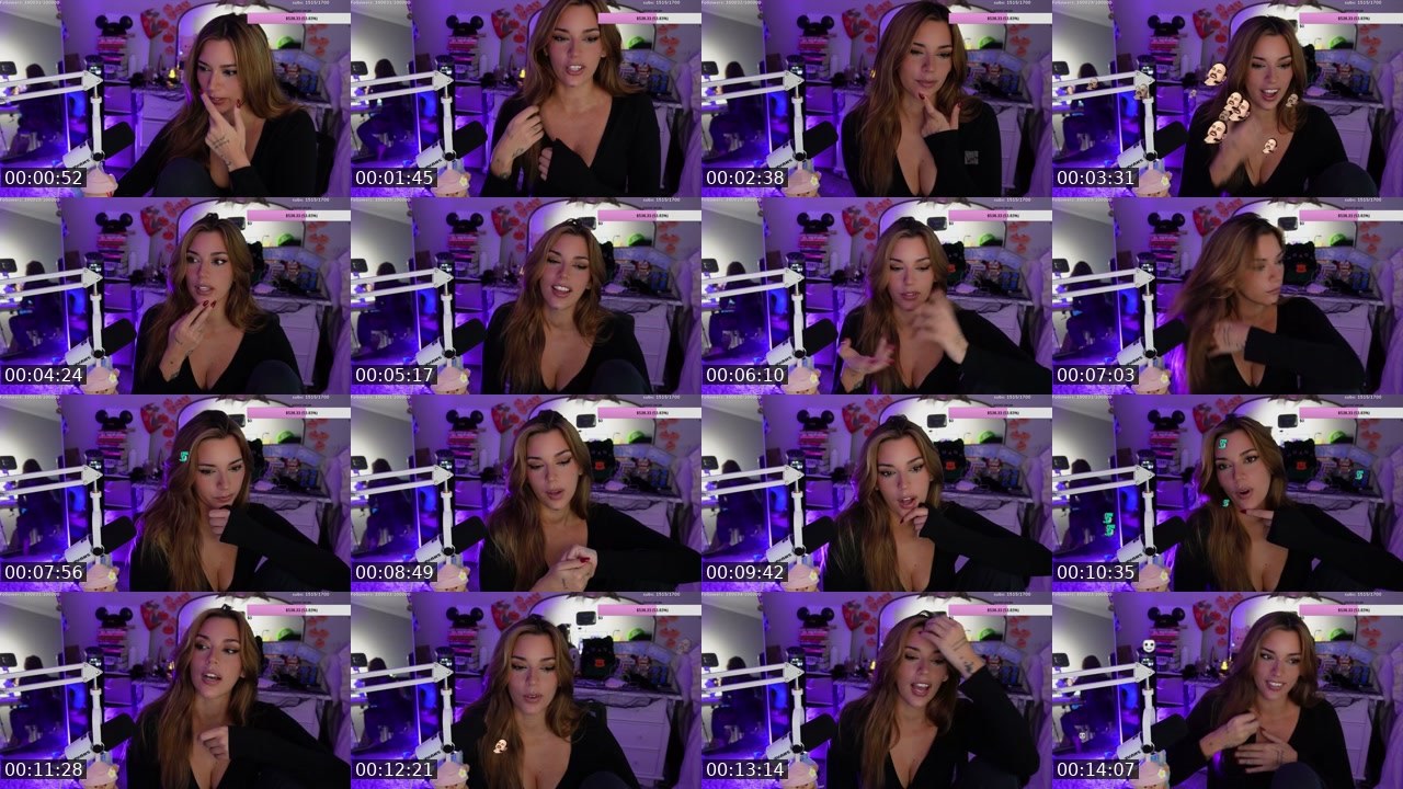 Contact-sheet preview of mole's Twitch recording