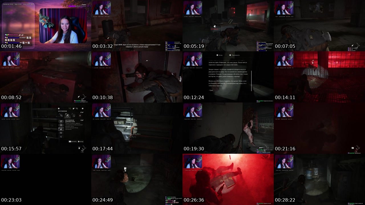 Contact-sheet preview of alena_slivka's Twitch recording