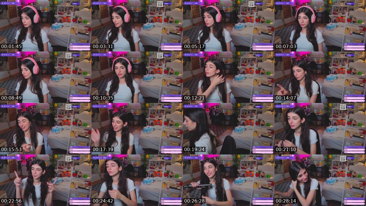 Contact-sheet preview of Laylawa's Twitch recording