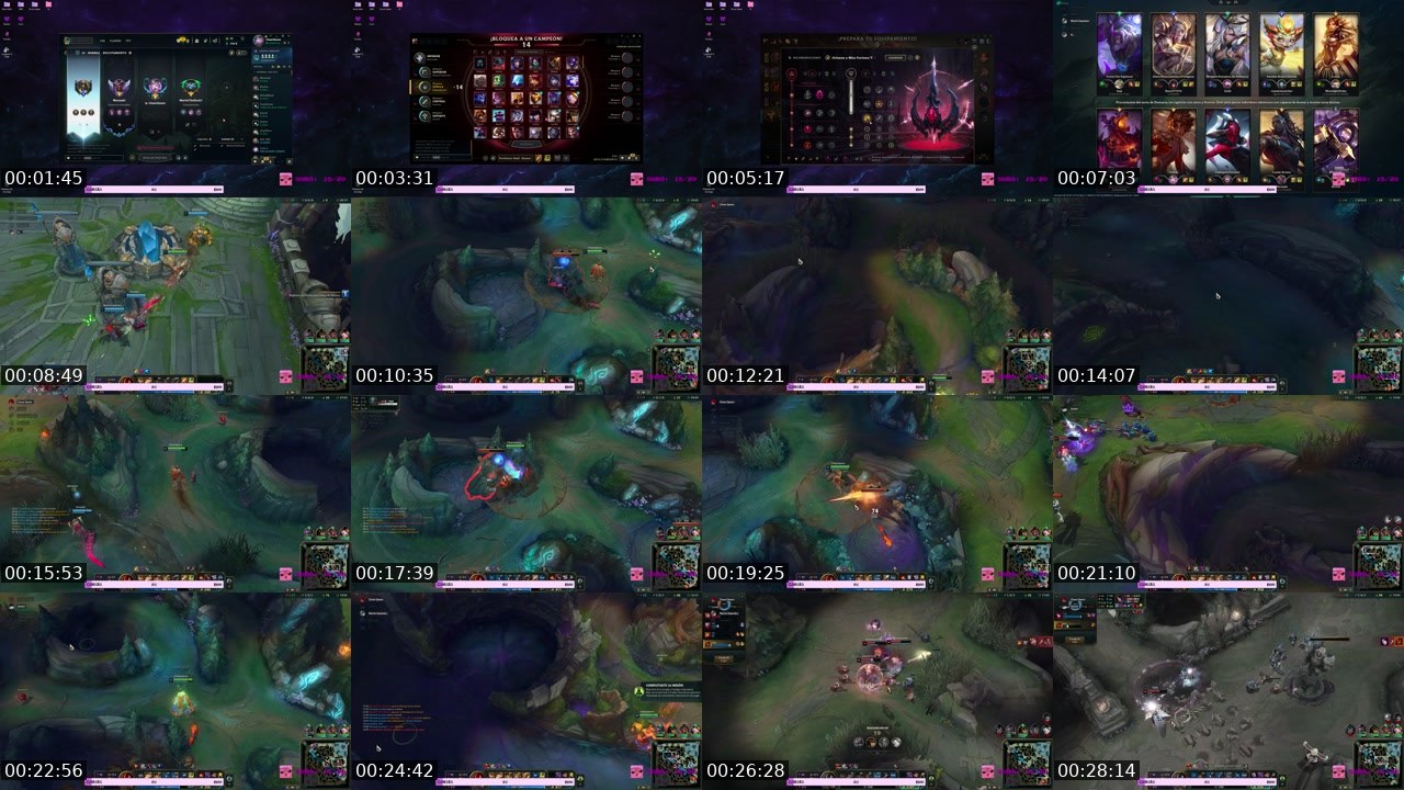 Contact-sheet preview of ChaarQueen's Twitch recording