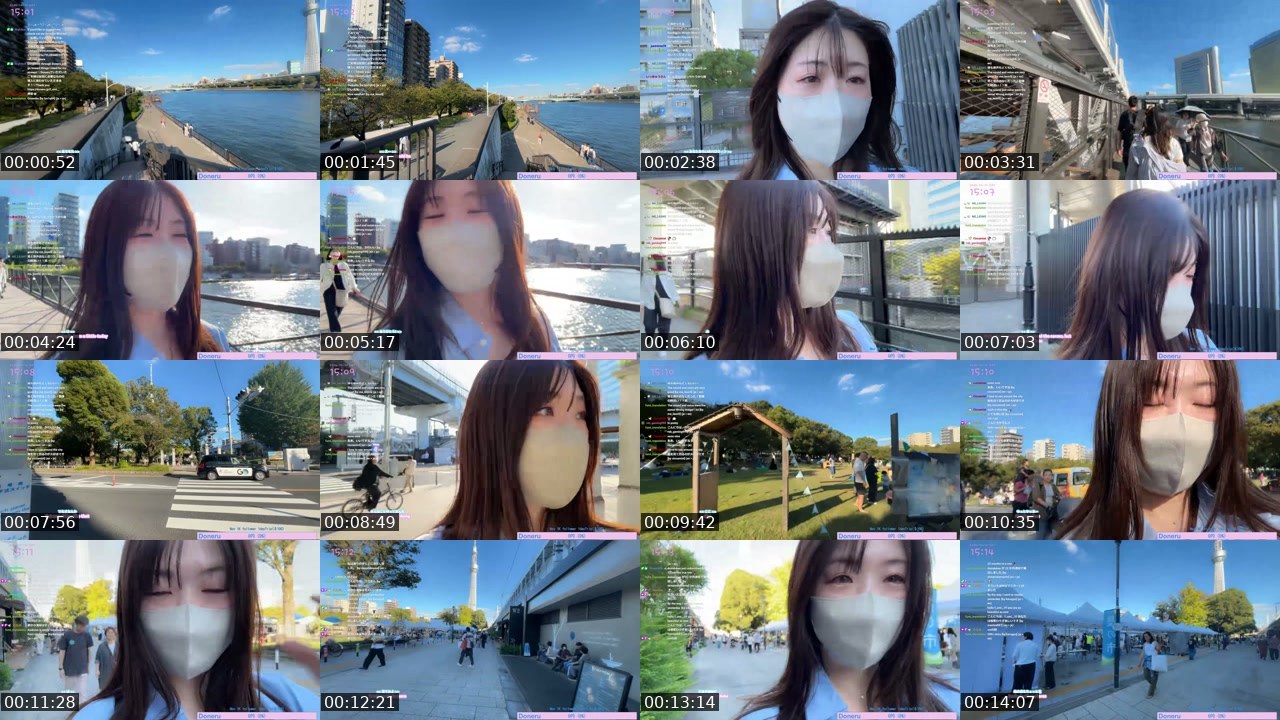 Contact-sheet preview of f_umi__'s Twitch recording