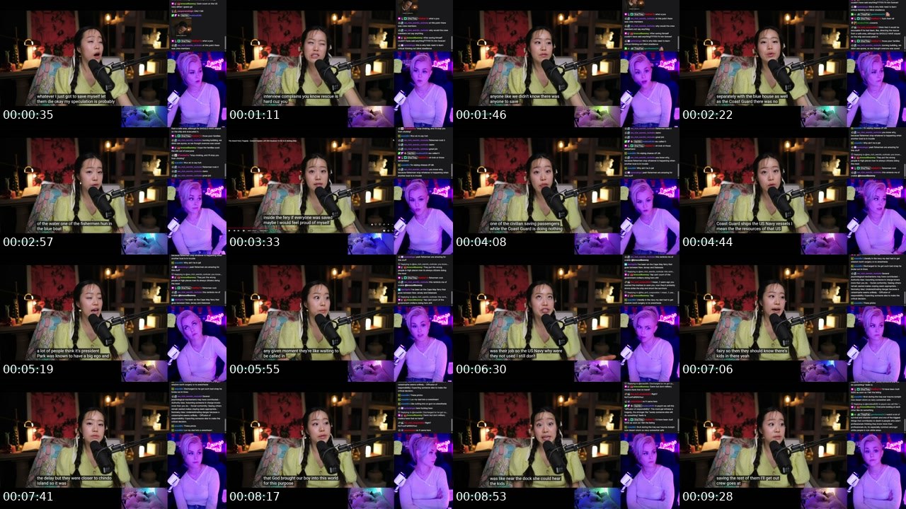 Contact-sheet preview of neurodetergent's Twitch recording