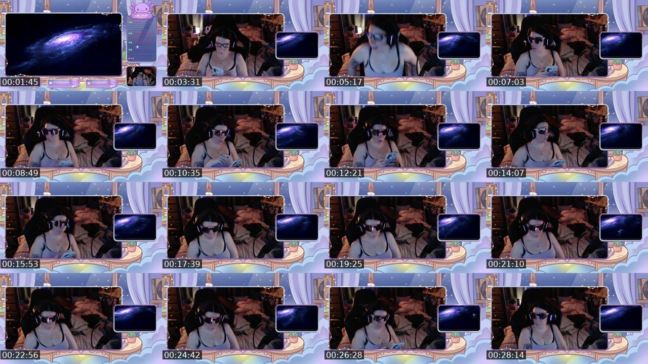 Contact-sheet preview of briannaaak24's Twitch recording