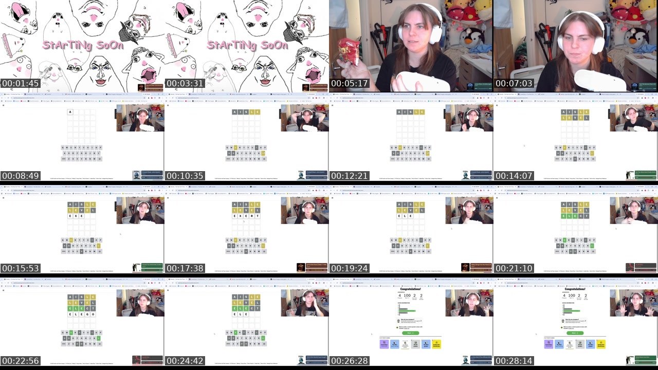 Contact-sheet preview of ilovecapybarasssss's Twitch recording