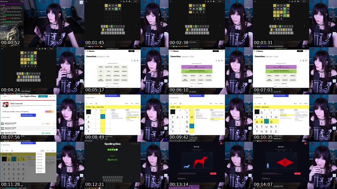 Contact-sheet preview of MafiaJinx's Twitch recording