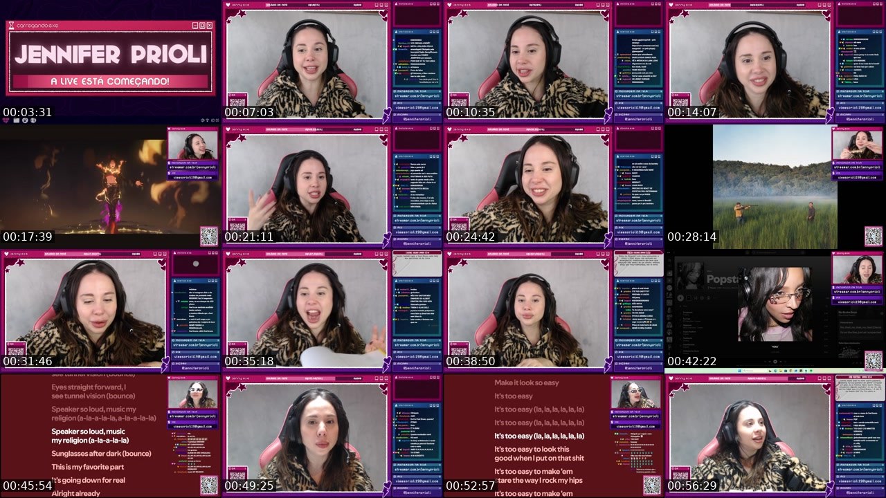 Contact-sheet preview of jennyprioli's Twitch recording