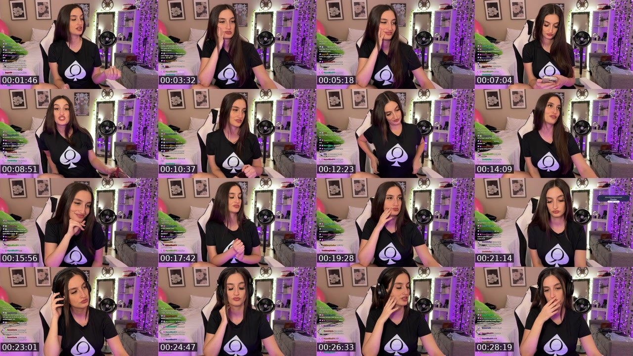 Contact-sheet preview of jessitcuh's Twitch recording