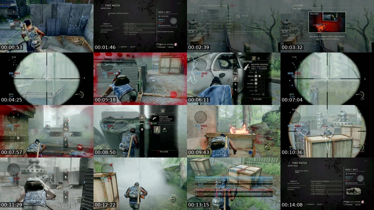 Contact-sheet preview of black06widow's Twitch recording