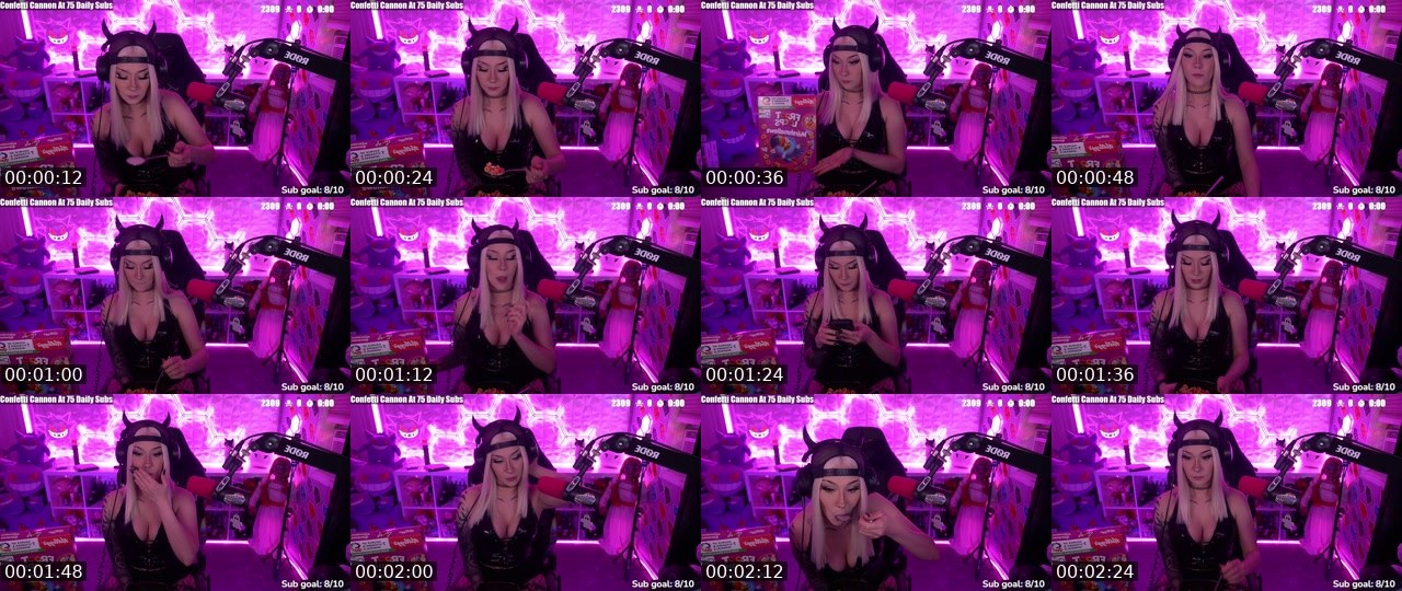 Contact-sheet preview of MissPurple's Twitch recording