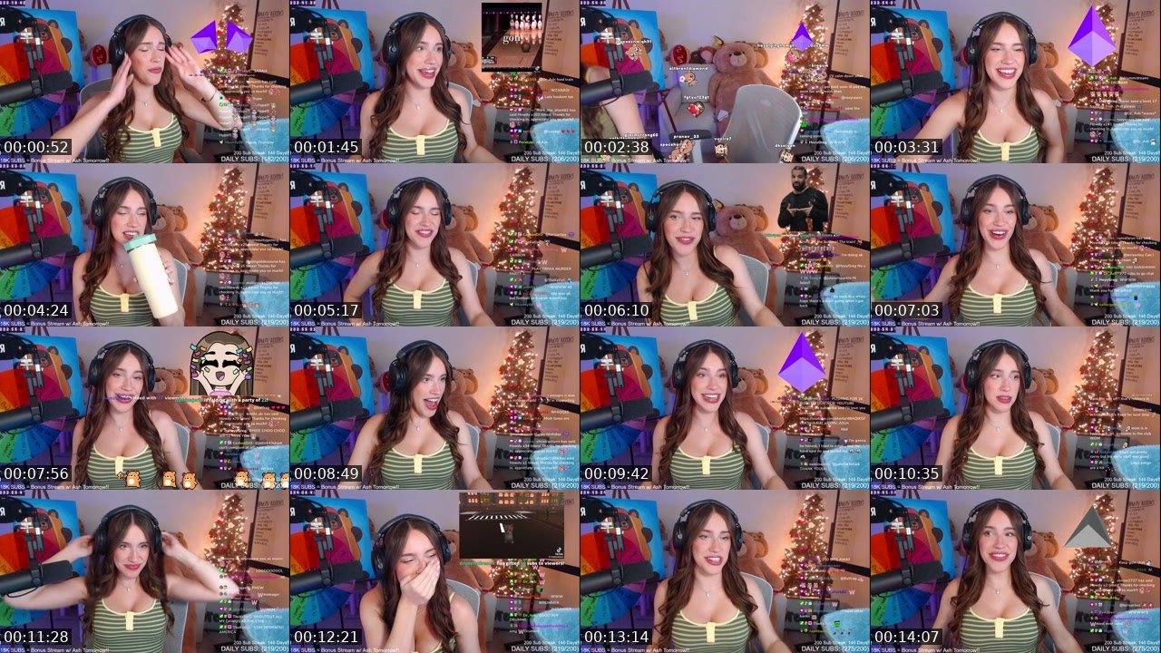 Contact-sheet preview of sreme's Twitch recording