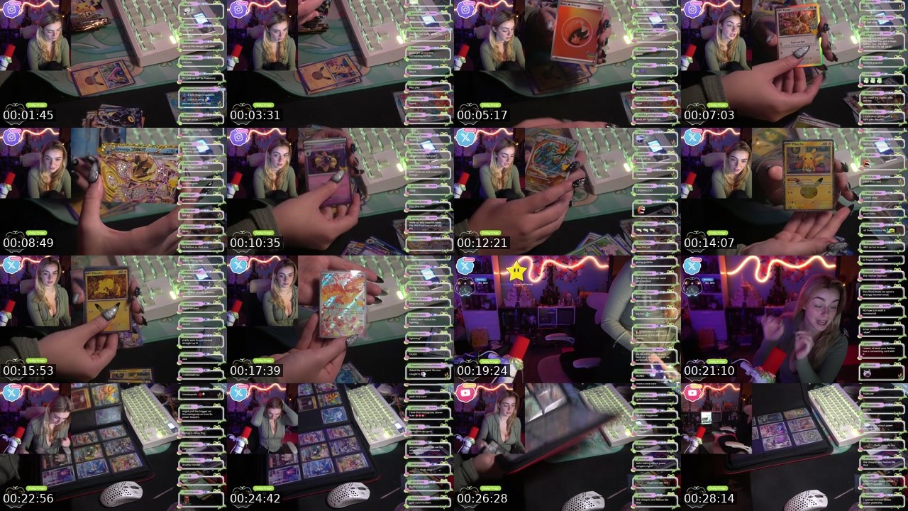 Contact-sheet preview of hales's Twitch recording