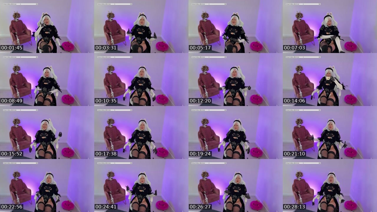 Contact-sheet preview of Louisa_Khovanski's Twitch recording