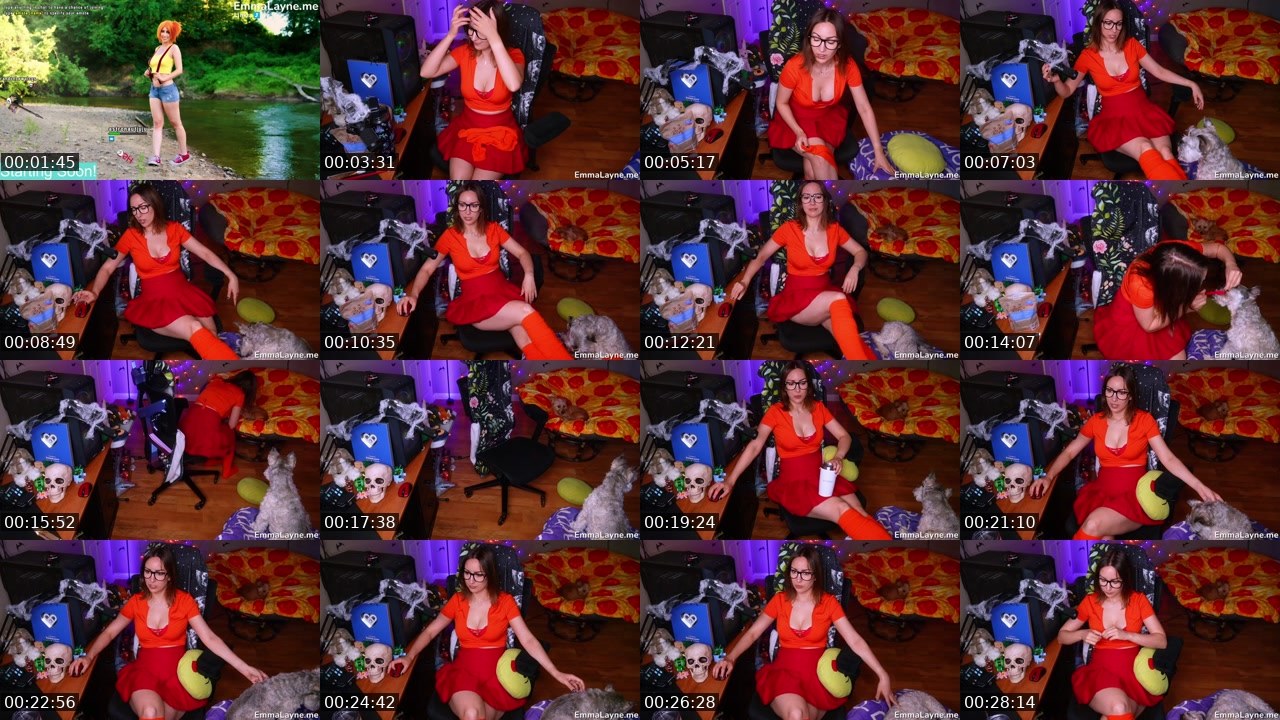 Contact-sheet preview of EmmaLayne's Twitch recording