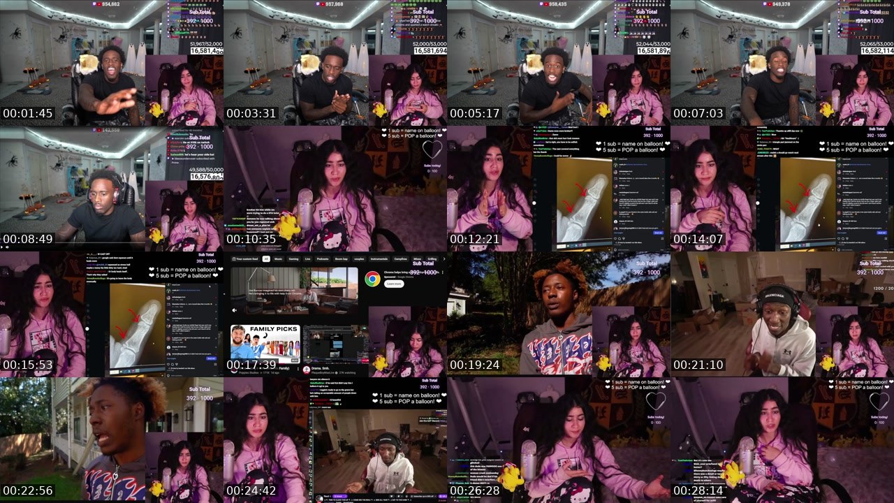 Contact-sheet preview of Malek_04's Twitch recording