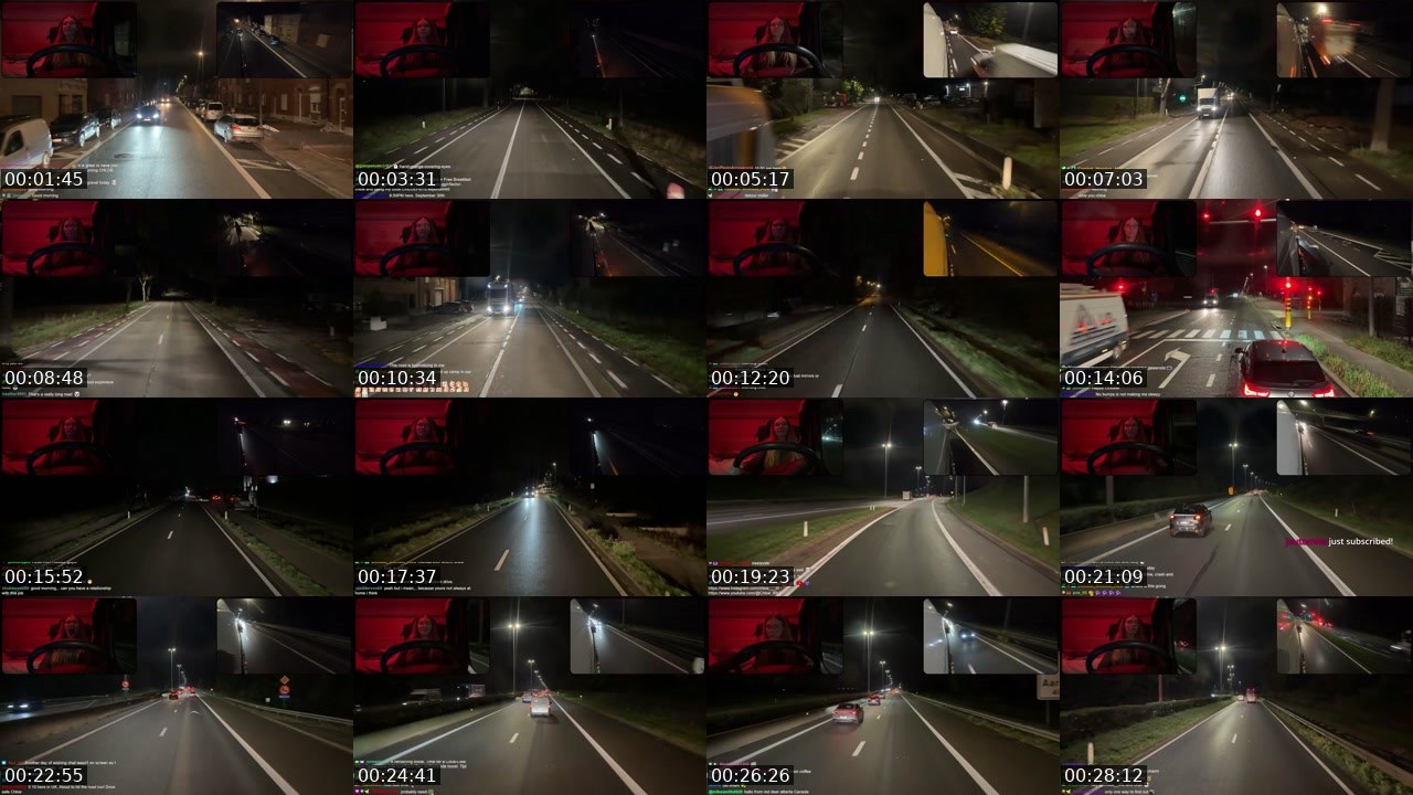 Contact-sheet preview of Chloe__IRL's Twitch recording