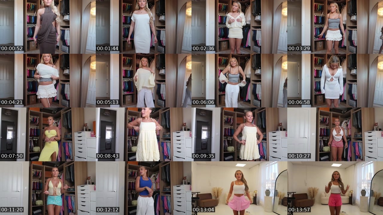 Contact-sheet preview of NonStopFashion's Twitch recording