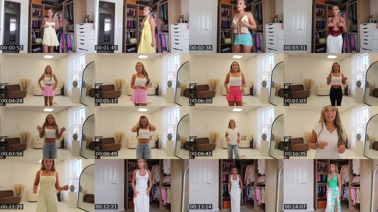 Contact-sheet preview of NonStopFashion's Twitch recording