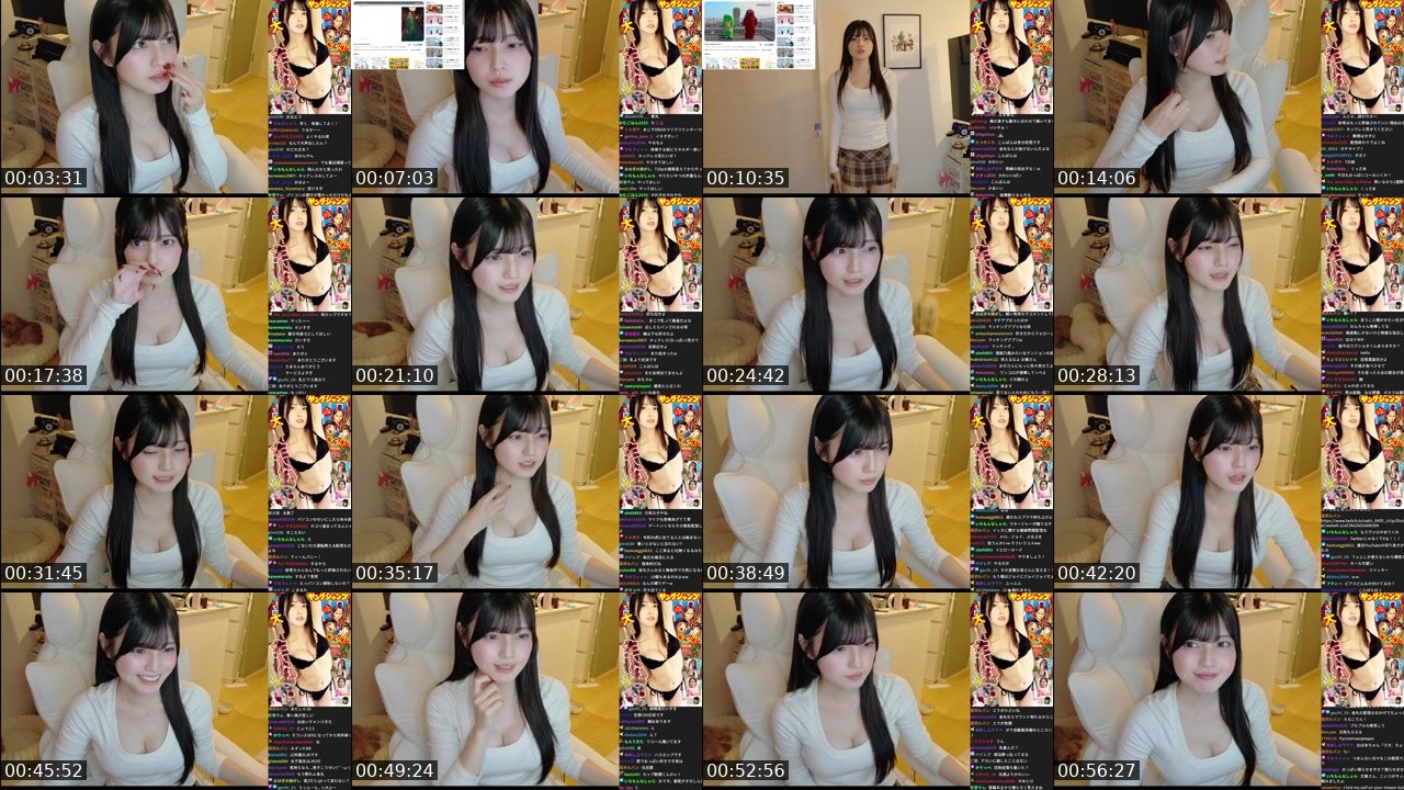 Contact-sheet preview of sakii_0405_'s Twitch recording
