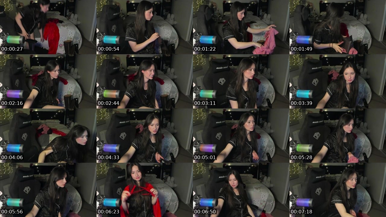 Contact-sheet preview of TannaGrace's Twitch recording