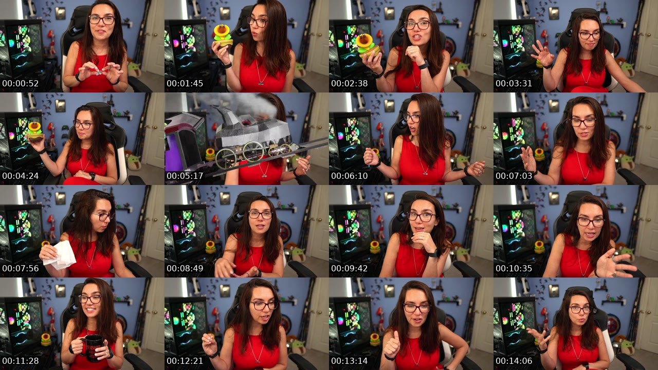 Contact-sheet preview of TrishaHershberger's Twitch recording
