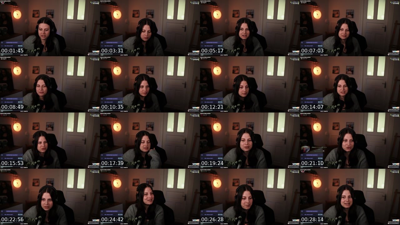 Contact-sheet preview of cathakaktus's Twitch recording