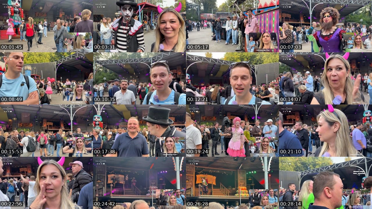 Contact-sheet preview of PascalleNova's Twitch recording