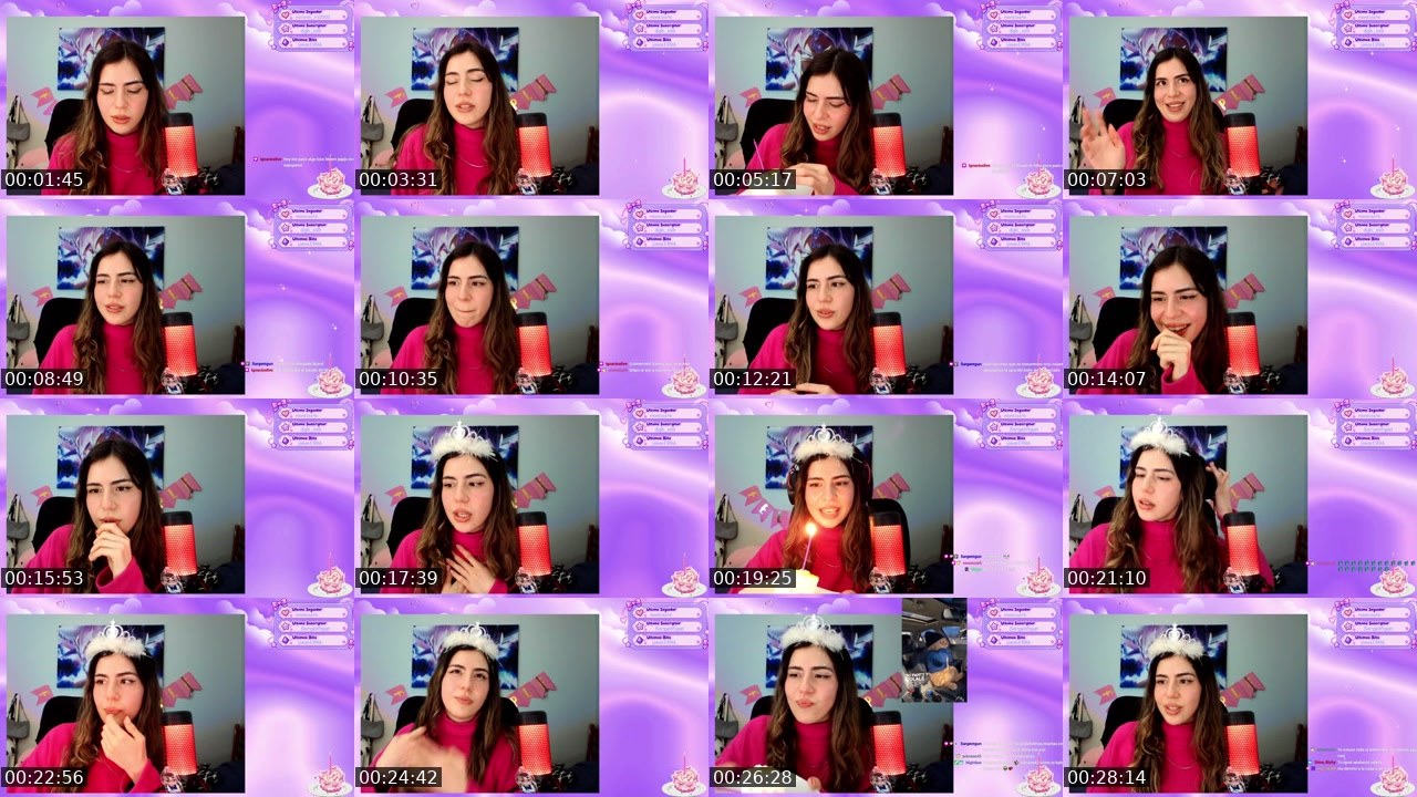Contact-sheet preview of blooomcita's Twitch recording