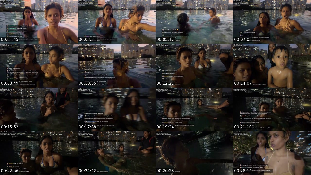 Contact-sheet preview of shaviwoo's Twitch recording