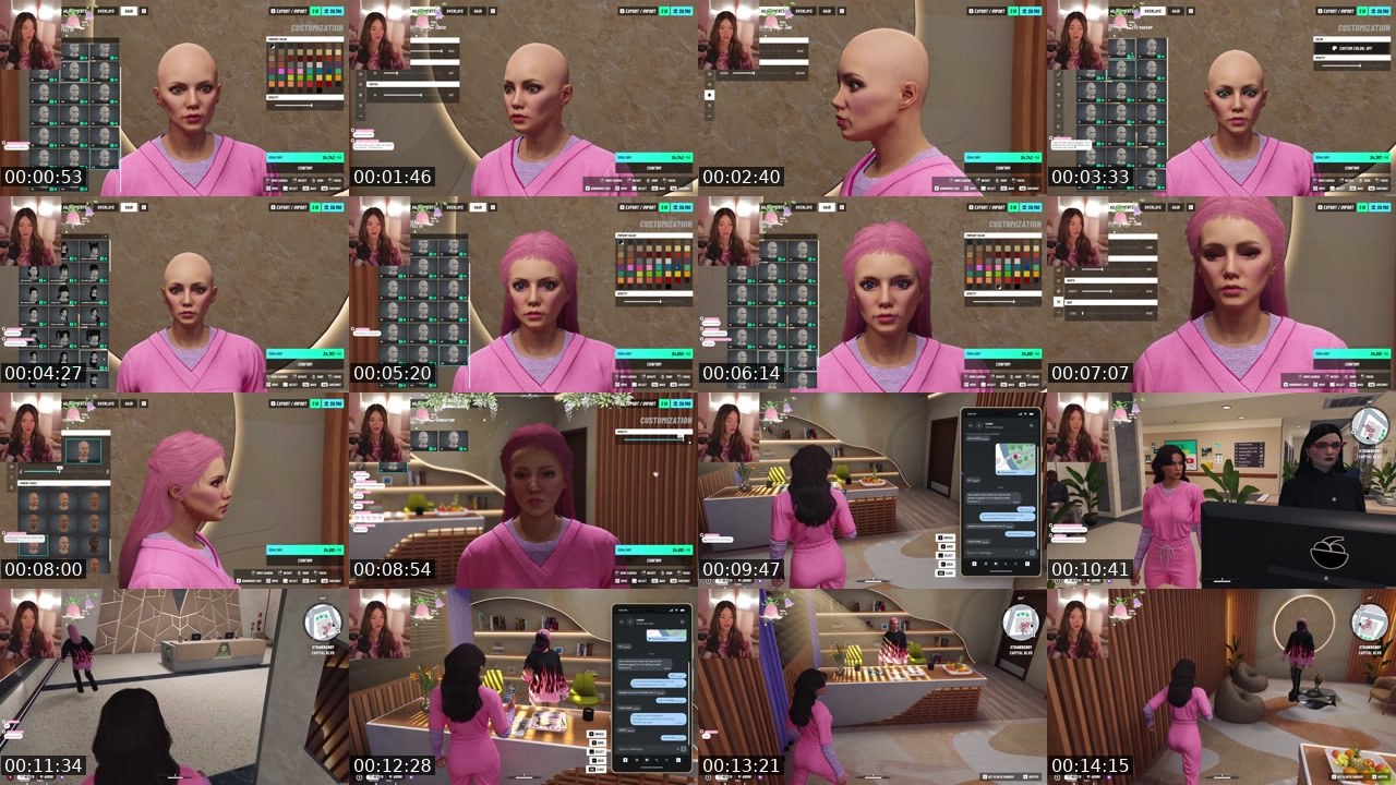 Contact-sheet preview of carmen's Twitch recording