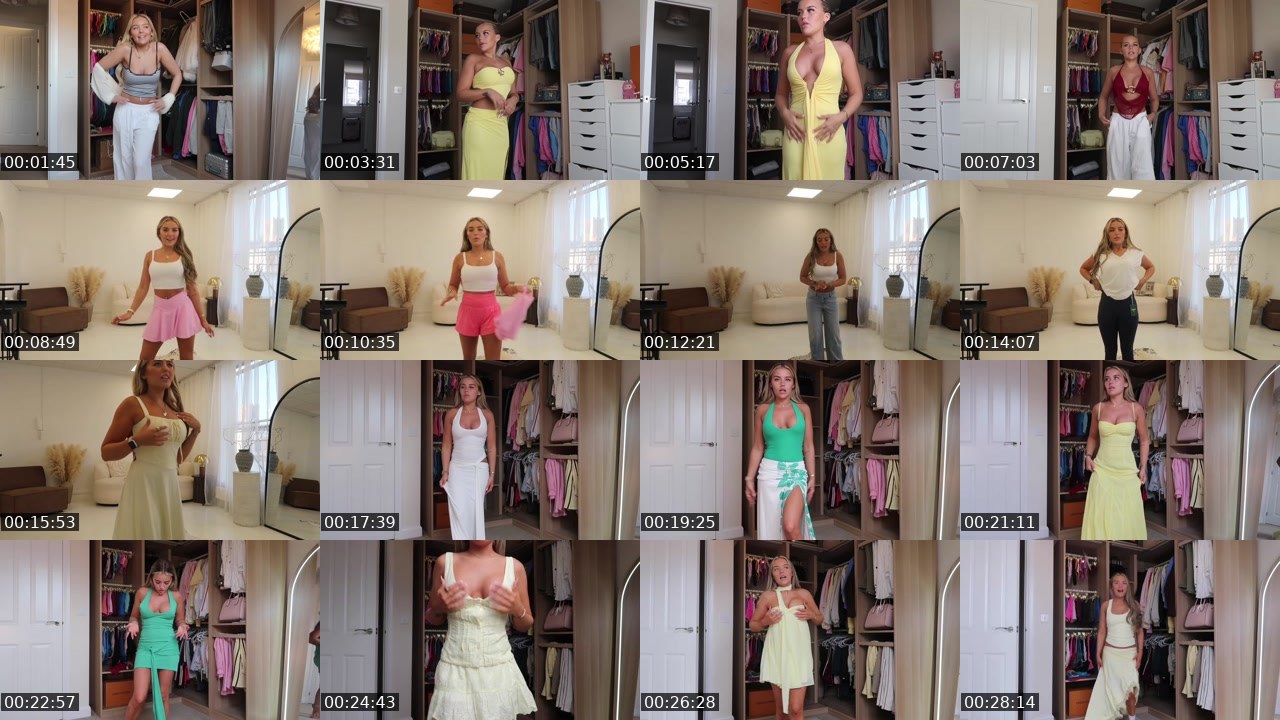 Contact-sheet preview of NonStopFashion's Twitch recording