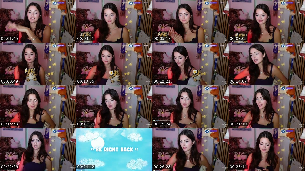 Contact-sheet preview of SoleaStella's Twitch recording
