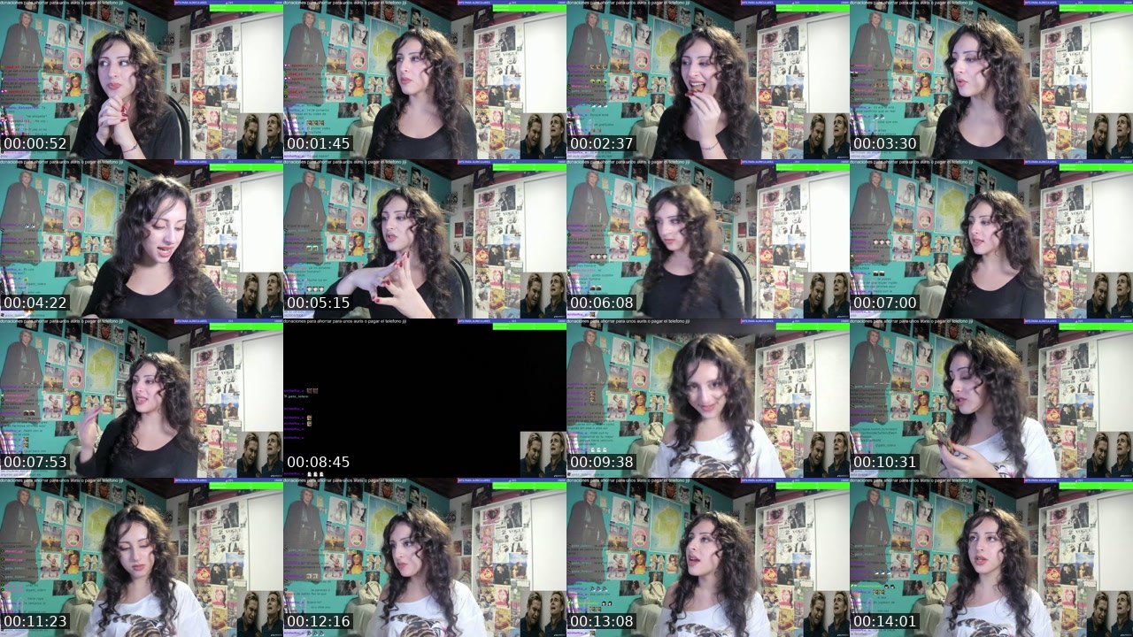 Contact-sheet preview of anonymawtf's Twitch recording
