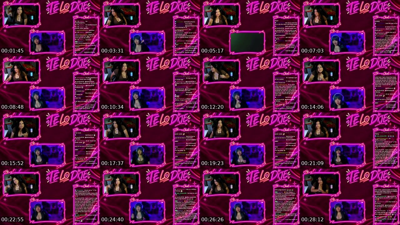 Contact-sheet preview of joegrey_'s Twitch recording