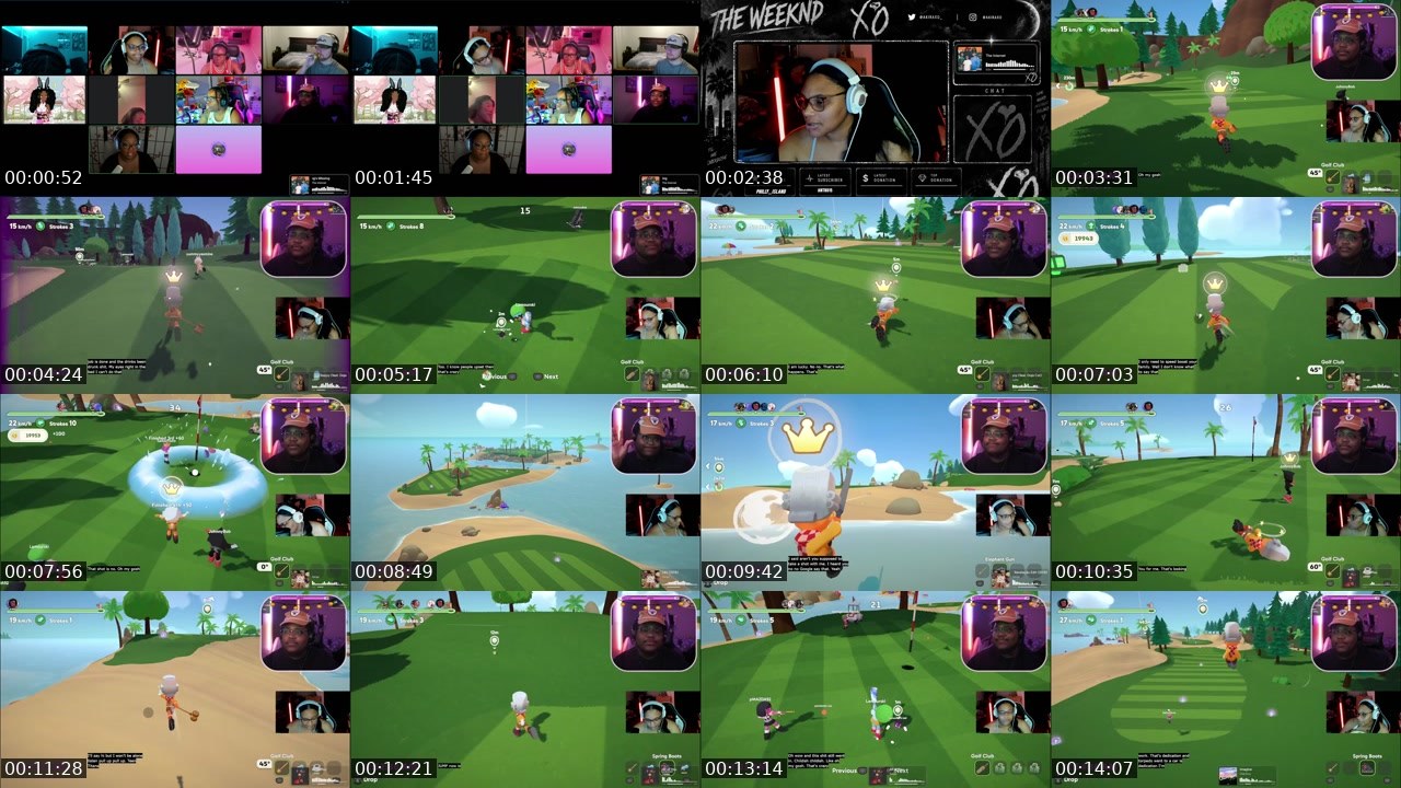 Contact-sheet preview of Akirajanelle's Twitch recording