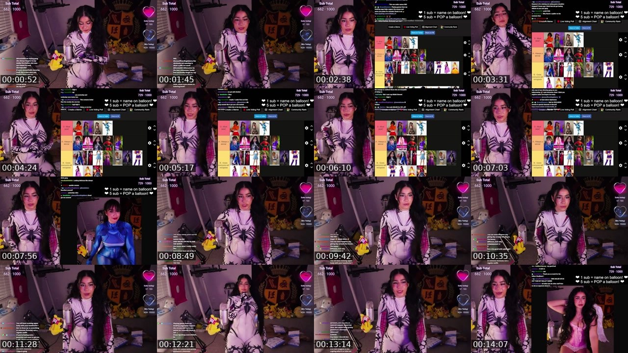 Contact-sheet preview of Malek_04's Twitch recording