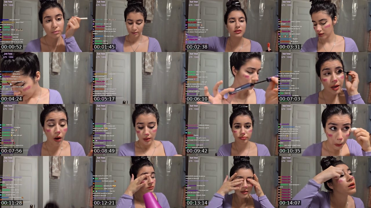 Contact-sheet preview of Malek_04's Twitch recording