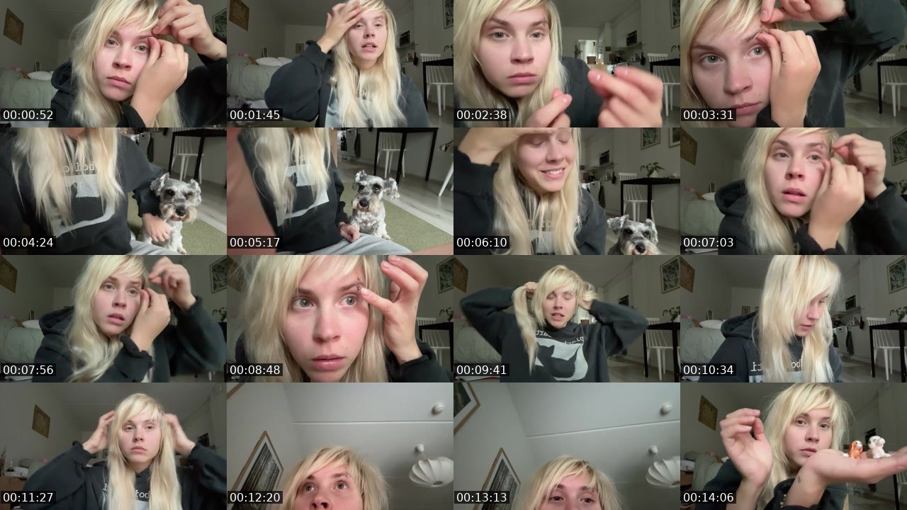 Contact-sheet preview of mmilla's Twitch recording