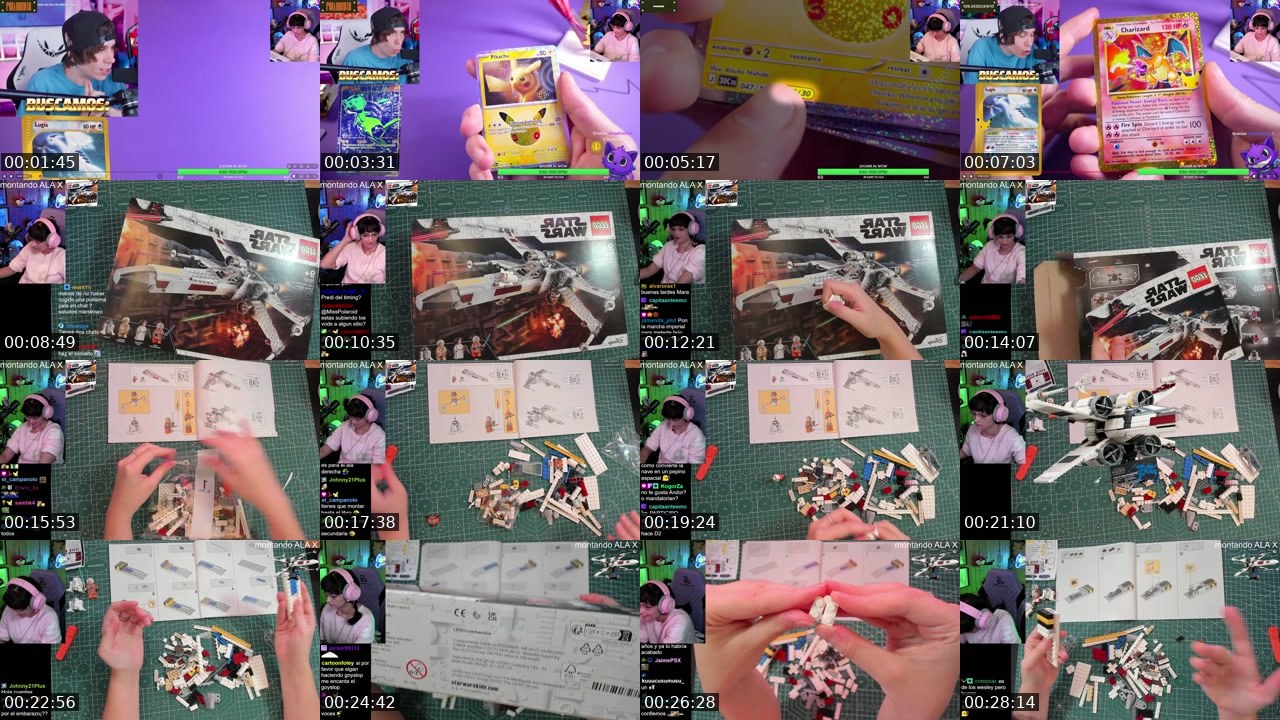 Contact-sheet preview of MissPolaroid's Twitch recording