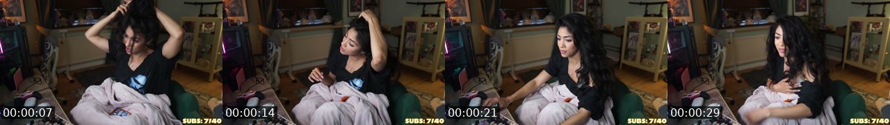 Contact-sheet preview of itsSUNPI's Twitch recording