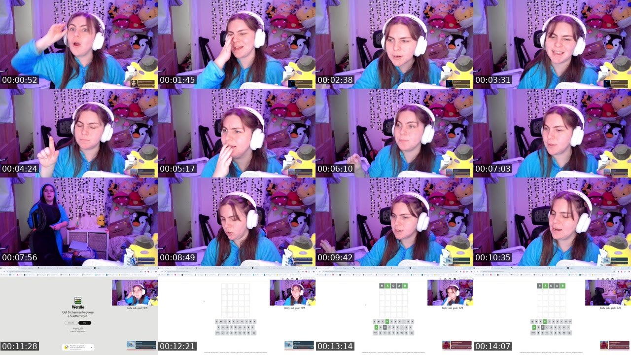 Contact-sheet preview of ilovecapybarasssss's Twitch recording