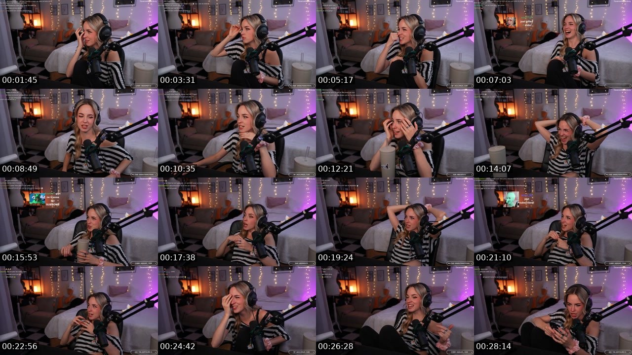 Contact-sheet preview of guppa's Twitch recording